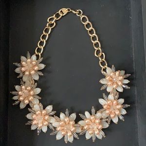 Banana Republic statement floral necklace